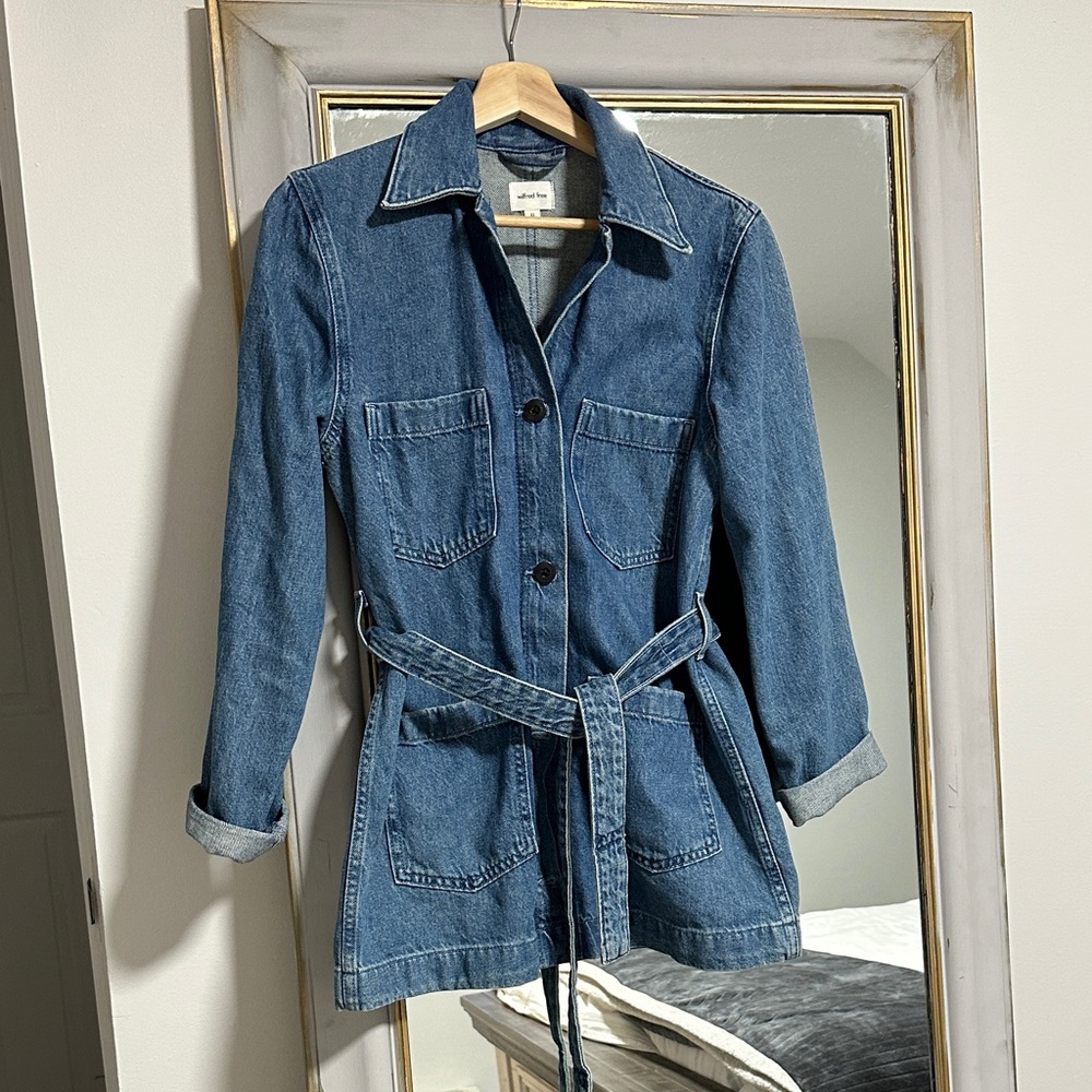 Denim Belted Jacket
